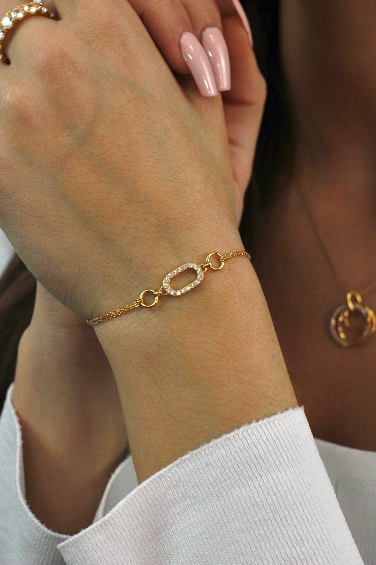 PULSERA PEONÍA